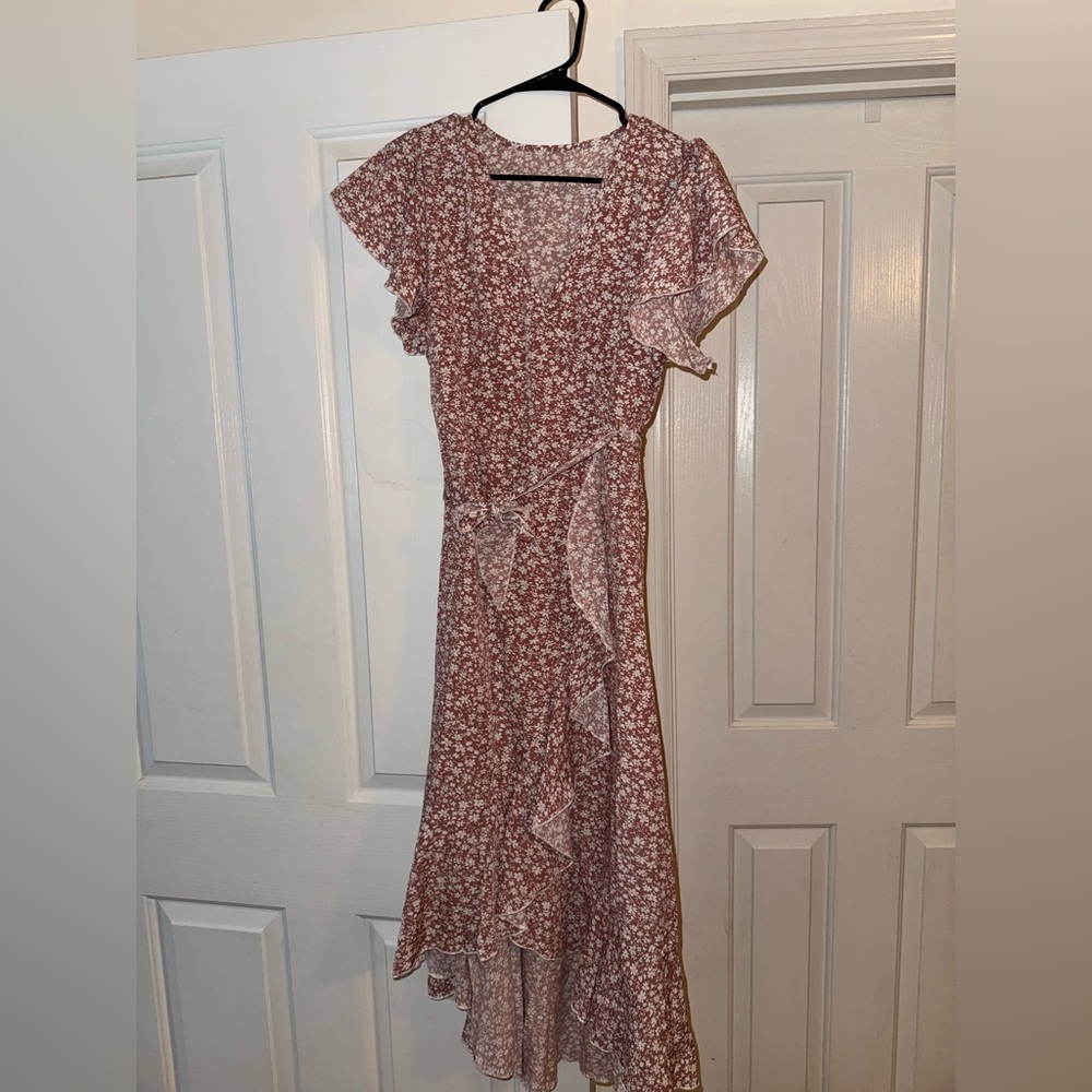 Floral maxi dress, size M - Picture 2 of 7